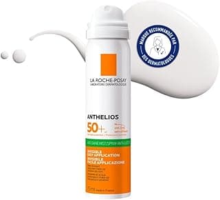 La Roche-Posay - Anthelios - Brume Visage SPF 50 - Protection Solaire Haute Performance - Fini Mat Invisible et Résistante à l’Eau - Brume Solaire 50 Adaptée aux Peaux Sensibles et Mixtes