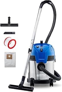 Nilfisk Multi II 22L INOX Aspirateur Eau et Poussière pour la Maison, Jardin et Voiture (1200 W)