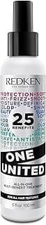 REDKEN - Spray Miracle 25-en-1 Sans Rinçage - Multi-Bénéfices - Contrôle, Thermo-Protecteur & Toucher Soyeux - Acide Lactique & Huile de Coco - Vegan - Tous Types de Cheveux - One United - 150 ml
