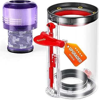 V11 Poubelle Collecteur Réservoir pour Dyson V11 V15 SV14 SV17 Filtre Bac à Poussière Cuve Pièces Détachées Accessoires Conteneur Filtre Rechange pour Dyson SV22 SV15 SV28 Accessoires Dust Bin