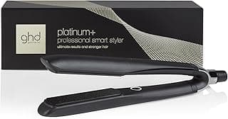 ghd - Lisseur cheveux ghd Platinum+ - Fer à lisser professionnel - Lisse en un passage sans chaleur extrême, 75% plus brillants, 70% plus forts - Lisseur boucleur idéal cheveux colorés/abîmés