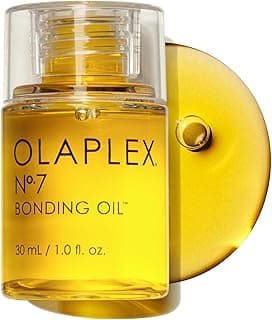 Olaplex No 7, Huile de Liaison à Haute Brillance, Protectrice de Chaleur, Lisse et Adoucit Visiblement les Cheveux, Améliore la Vivacité de la Couleur, Contrôle des Frisottis Jusqu'à 72 Heures, 30ml