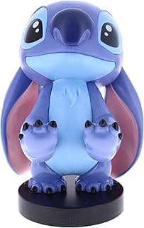Cableguys Stitch Support Manette et Porte Telephone - Gaming Accessoire et Figurine pour Bureau et Gamer Setup, Compatible avec Xbox, PlayStation et la Plupart des Manettes