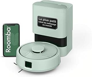 Roomba Mini Robot aspirateur et Laveur + Base AutoEmpty, Vert Menthe